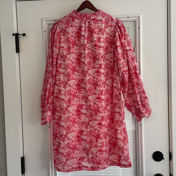Boden Antonia Cotton Shirt Dress Azalea - Picture 7 of 7